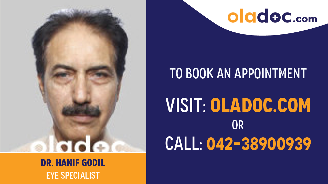 Book appointment with Dr.Hanif Godil-best Eye Specialist in Karachi